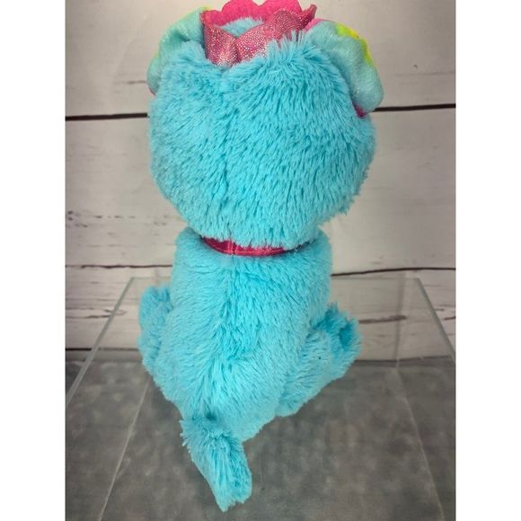2020 Barbie Princess Puppy Blue Dog Plush Toy - Picture 3 of 7